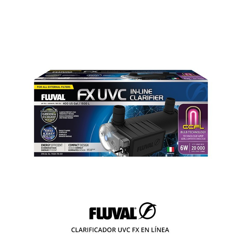 CLARIFICADOR UVC PARA FILTROS FLUVAL FX